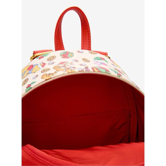 Loungefly Disney Winnie The Pooh Milk & Cookies Holiday Mini Backpack - Picture 5 of 5